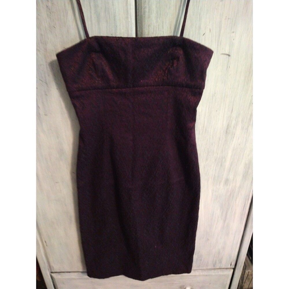 Guess Sleeveless  Sleeveless Dress Size 7 Y2K Gothcore Purple Vintage - Picture 3 of 9